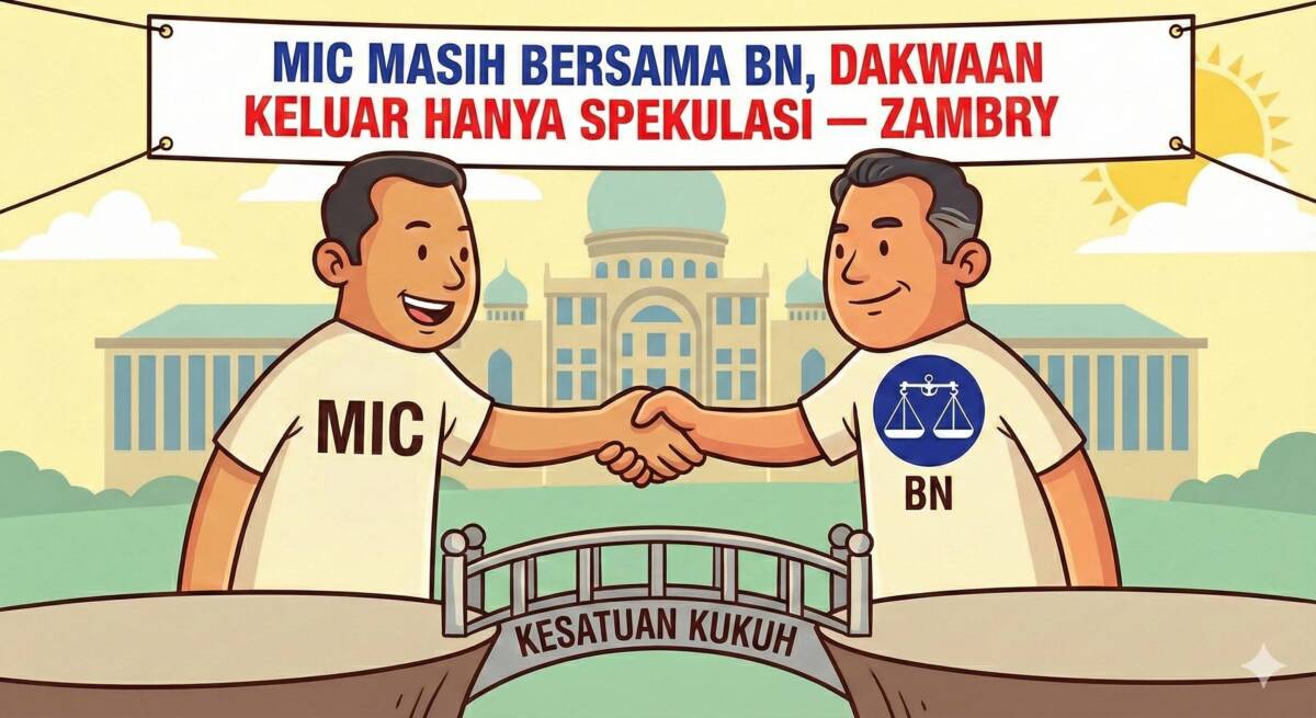 MIC Masih Bersama BN, Dakwaan Keluar Hanya Spekulasi – Zambry