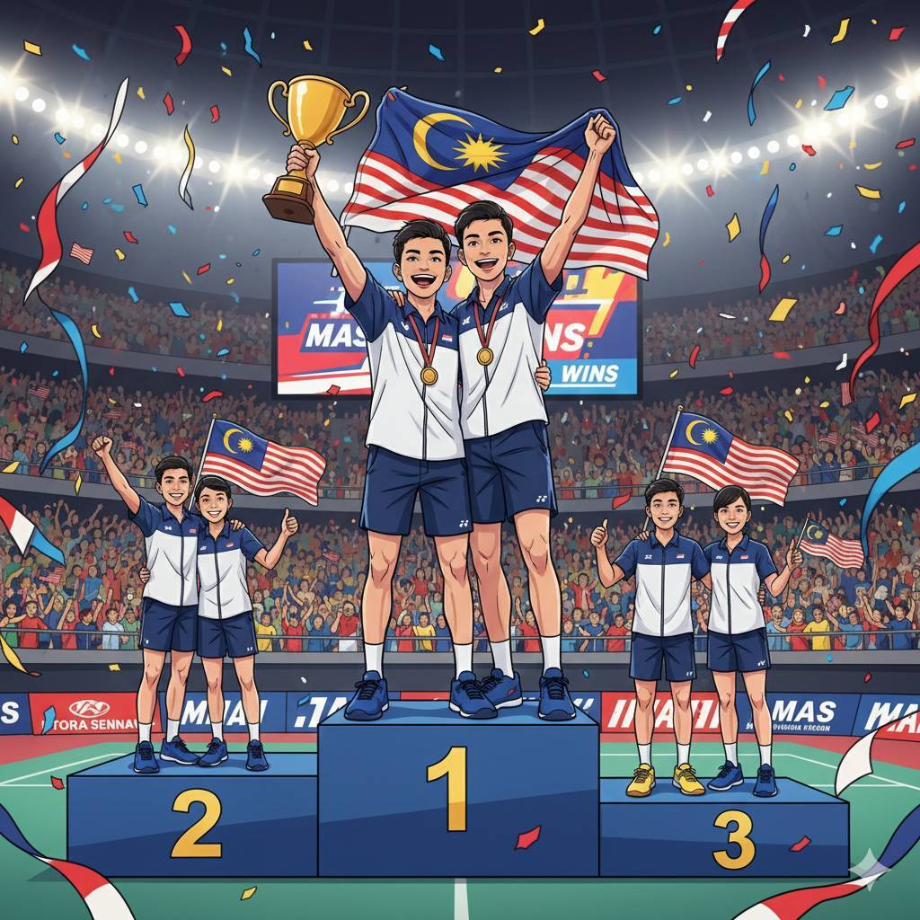 Sze Fei-Nur Izzuddin Juara Masters Indonesia 2026, Lengkapkan Hatrik Malaysia