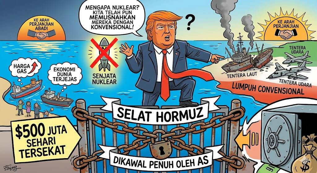 Trump Tolak Penggunaan Senjata Nuklear Terhadap Iran: "Kita Sudah Musnahkan Mereka Secara Konvensional"