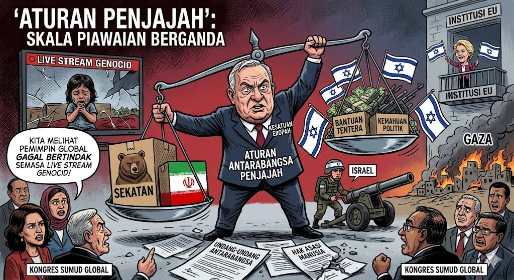 'Aturan Antarabangsa Penjajah': Ahli Parlimen Global Selar Kegagalan Dunia Hentikan Genosid di Gaza