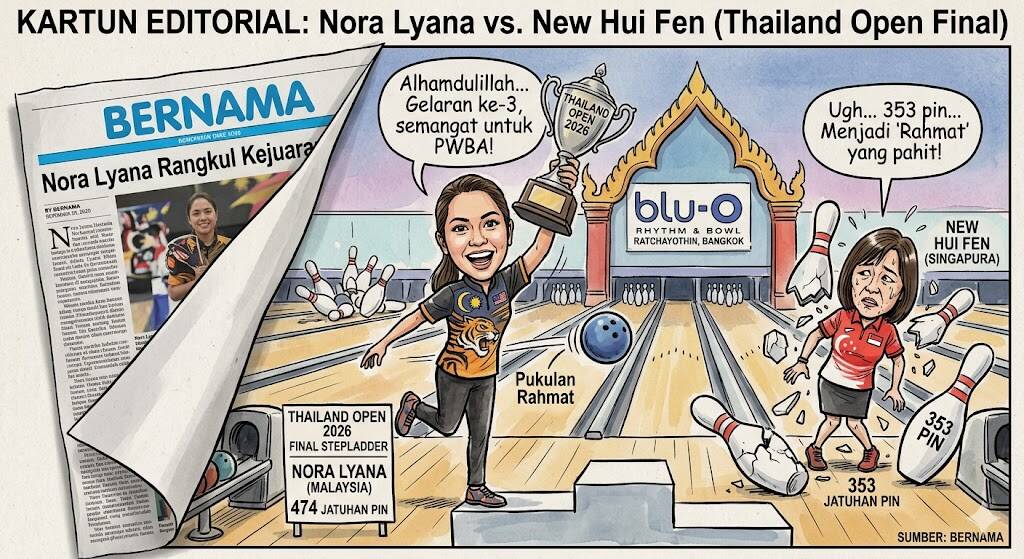 Nora Lyana Rangkul Kejuaraan Kategori Wanita Kejohanan Boling Terbuka Antarabangsa Thailand 2026