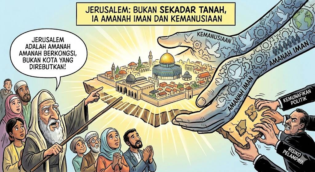 Jerusalem Bukan Sekadar Tanah, Ia Amanah Iman dan Kemanusiaan