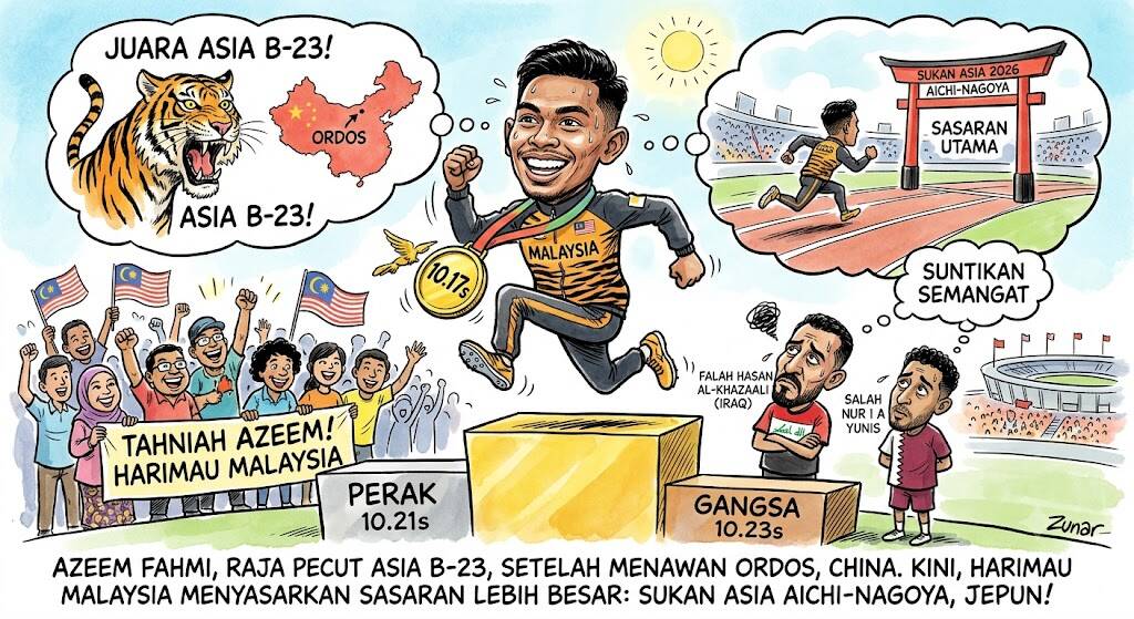 Azeem Fahmi Cemerlang, Rangkul Gelaran Juara Asia B-23 Di China